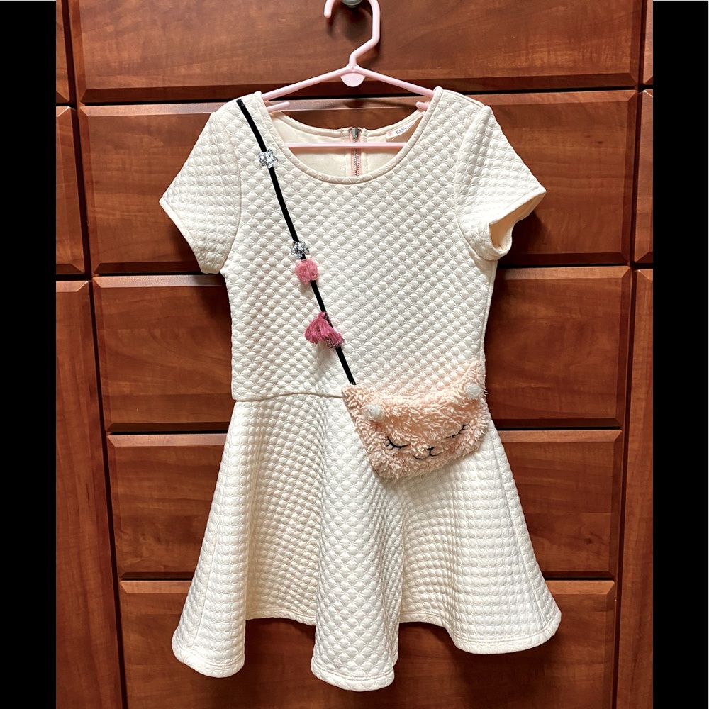 Kids Baby Sara by Sara Sara Quilted Purse Dress. EUC. Size 6x